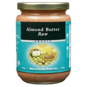 Nuts To You - Nut Butter Smooth Almond Butter Raw, 365g