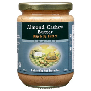 Nuts To You - Nut Butter Smooth Mystery Butter Almond Cashew Butter, 365g