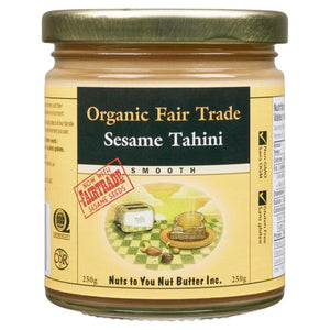 Nuts To You - Nut Butter Smooth Organic Fair Trade Sesame Tahini, 250g