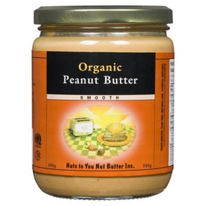 Nuts To You - Nut Butter Smooth Organic Peanut Butter | Multiple Sizes