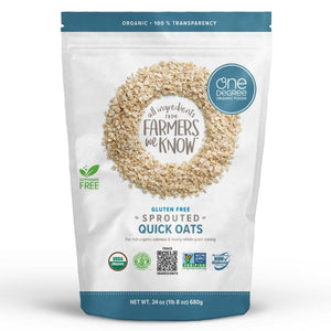 One Degree Organic Foods - Quick Oats Sprouted, 680g