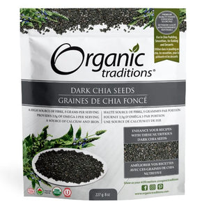 Organic Traditions - Black Chia Seeds | Multiple Sizes