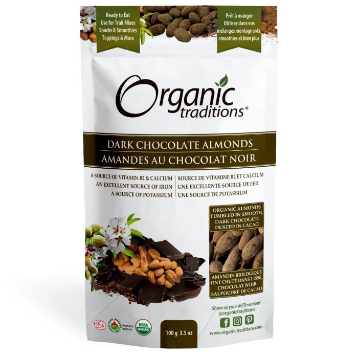 Organic Traditions - Chocolate AlmondsChili, 100g