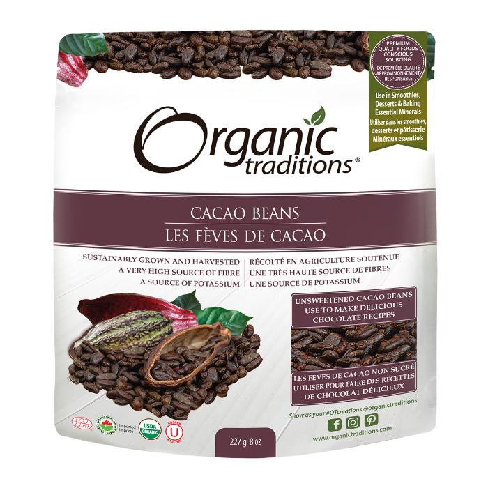 Organic Traditions - Cocoa Beans, 227g