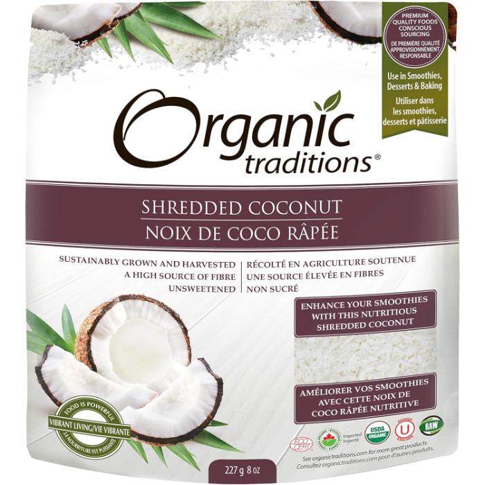 Organic Traditions - Coconut Shredded, 227g