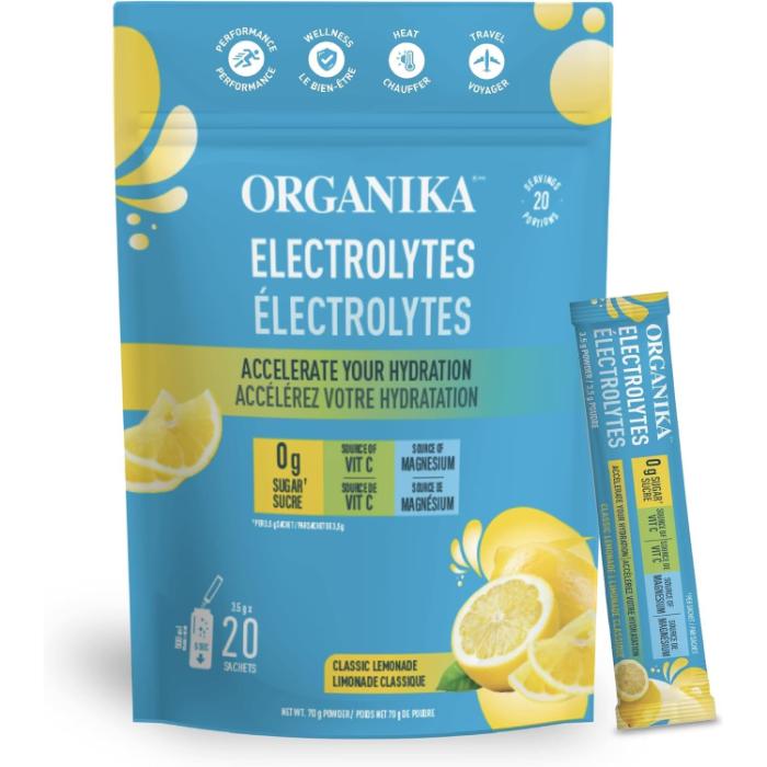 Organika - Classic Lemonade Electrolytes, 20 Sachets