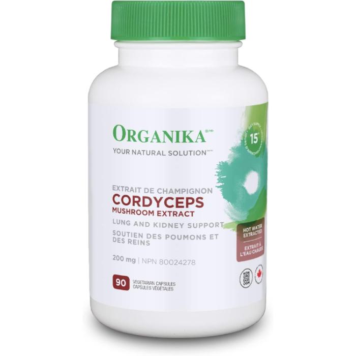 Organika - Mushroom Extract - Cordyceps, 90 Capsules