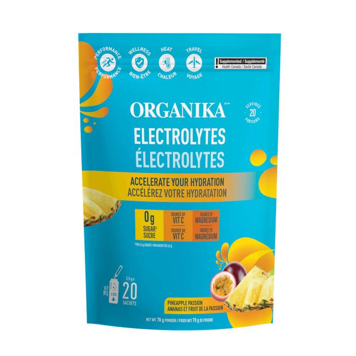 Organika - Pineapple Passion Electrolytes, 20 Sachets