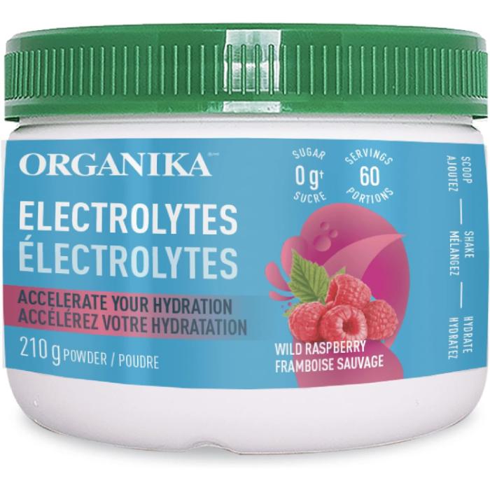 Organika - Wild Raspberry Electrolyte Powder, 210g