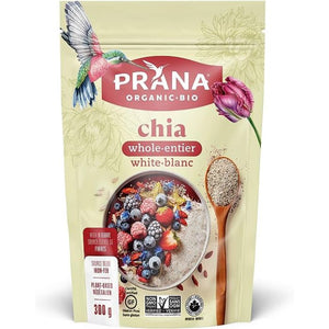 Prana - Organic White Whole Chia Seeds, 300g