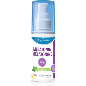 Progressive - Melatonin 1mg Vapo Mint, 58ml