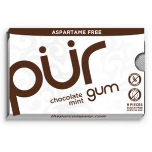 Pur Gum - Chocolate Mint 9 Pieces, 9 Units