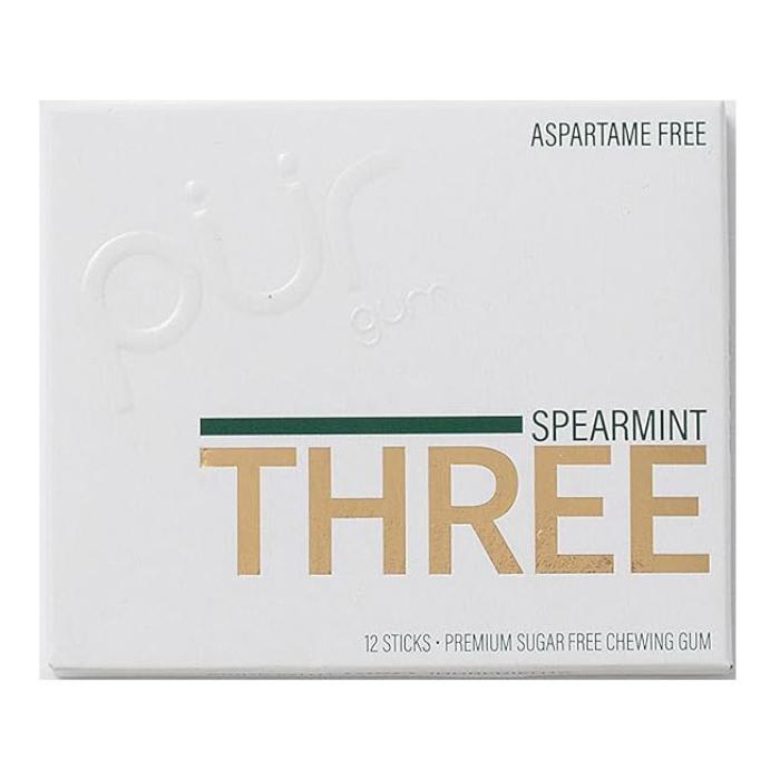 Pur Gum - Spearmint Threeum Sticks, 12 Units