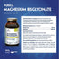 Purica - Magnesium Bisglycinate Lemon-Lime, 150g - Back