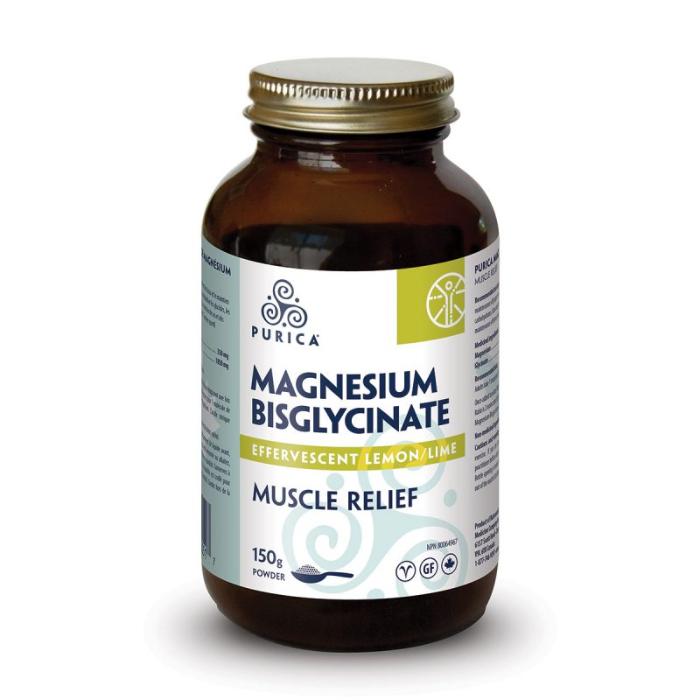 Purica - Magnesium Bisglycinate Lemon-Lime, 150g