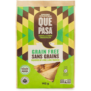 Que Pasa - Squeeze Of Lime Grain-Free Tortilla Chips, 142g