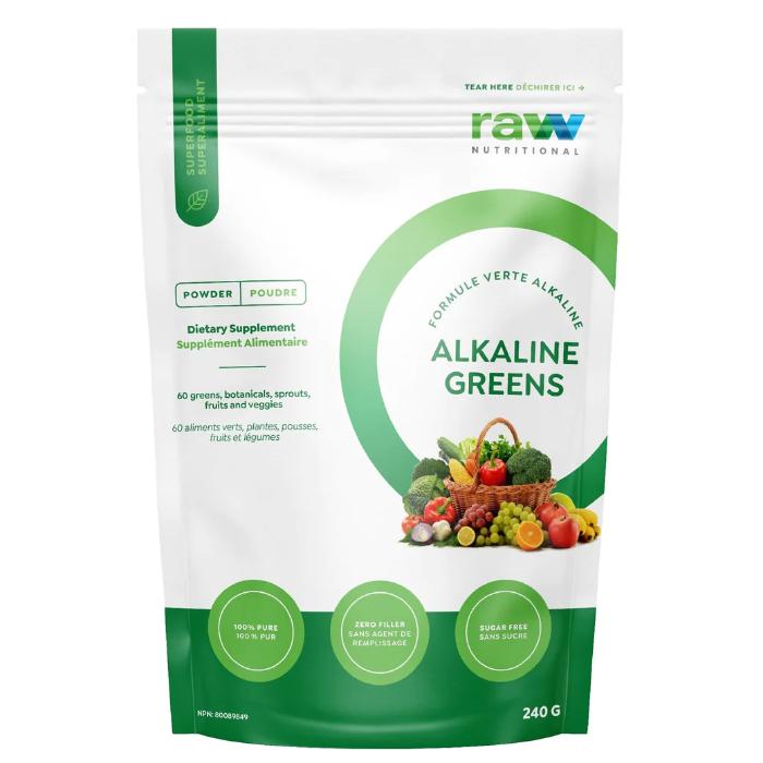 Raw Nutritional - Alkaline Greens, 240g