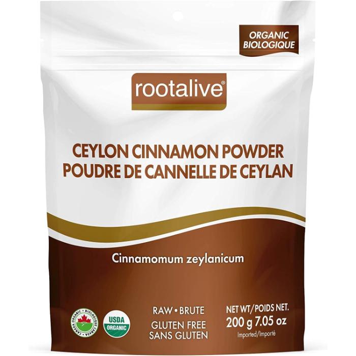 Rootalive Organic - Ceylon Cinnamon Powder, 200g