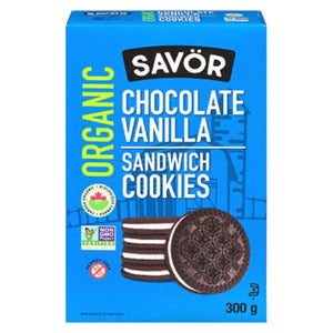 Savor - Organic Vanilla Cream Chocolate Biscuits, 300g
