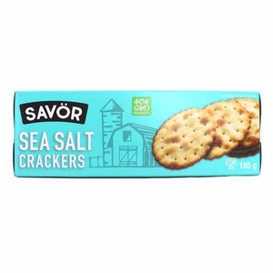 Savor - Sea Salt Crackers, 185g