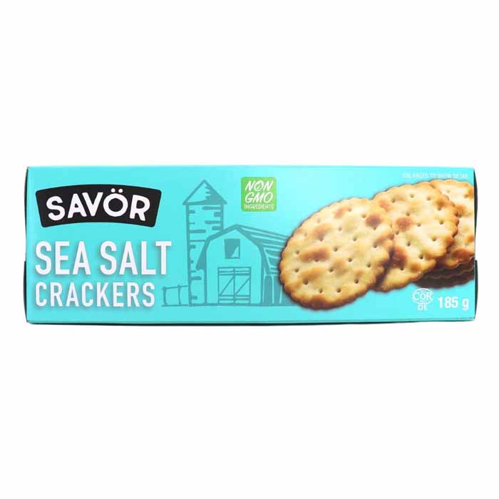 Savor - Sea Salt Crackers, 185g