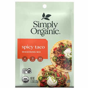 Simply Organic - Spicy Taco Seasoning, 32g