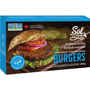 Sol Cuisine - Extreme Griller Burgers Plant Based, 284g