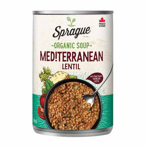Sprague - Organic Mediterranean Soup With Lentils, 398ml