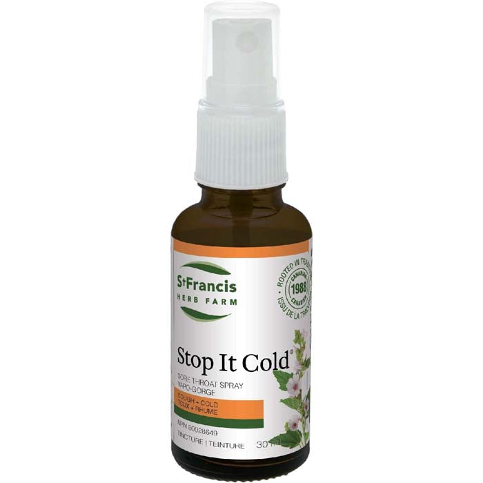 St Francis - Stop It Cold Throat Spray, 30ml