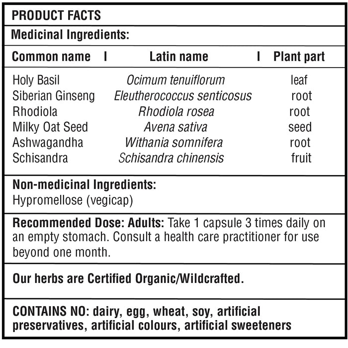 St Francis - Strest Capsules, 90 Capsules - back