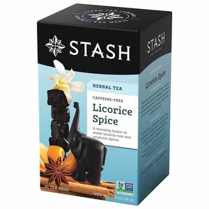 Stash Tea - Herbal Tea Licorice Spice 20 Tea Bags, 36g