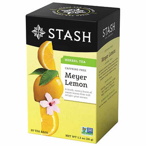 Stash Tea - Herbal Tea Meyer Lemon 20 Tea Bags, 38g