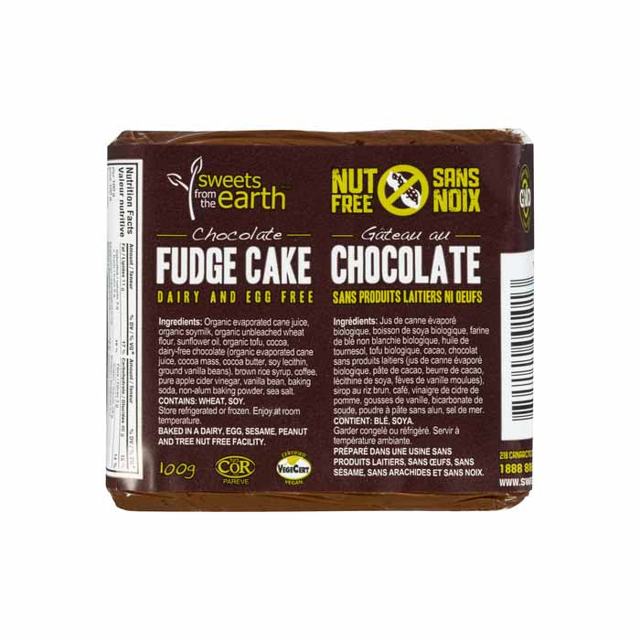 Sweets From The Earth - Chocolate Fudge Cake, 100g