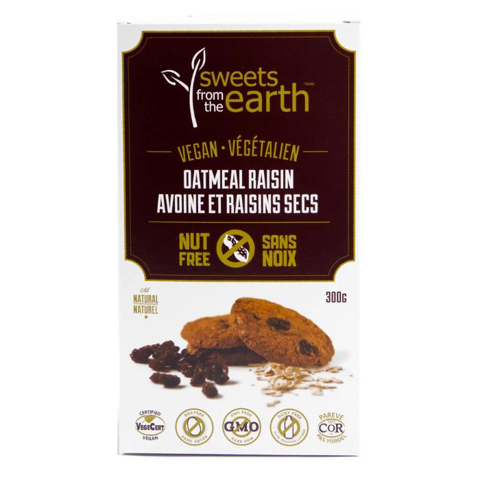 Sweets From The Earth Cookies Oatmeal Raisin, 300g