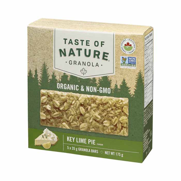 Taste Of Nature - Key Lime Pie Granola Bars 5x175g