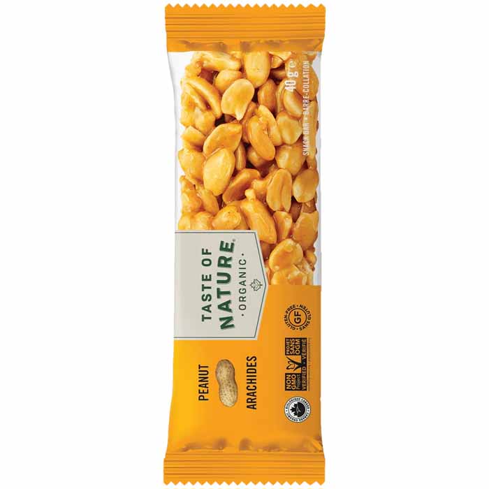 Taste Of Nature - Organic Peanut Snack Bar, 40g