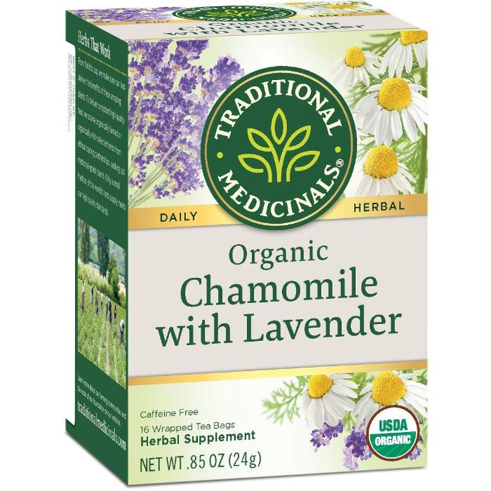 Traditional Medicinals - Organic Chamomile And Lavender Tea, 20 Bags