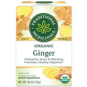 Traditional Medicinals - Organic Ginger Herbal Tea, 20 Bags