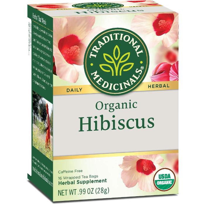 Traditional Medicinals - Organic Hisbiscus Herbal Tea, 20 Bags