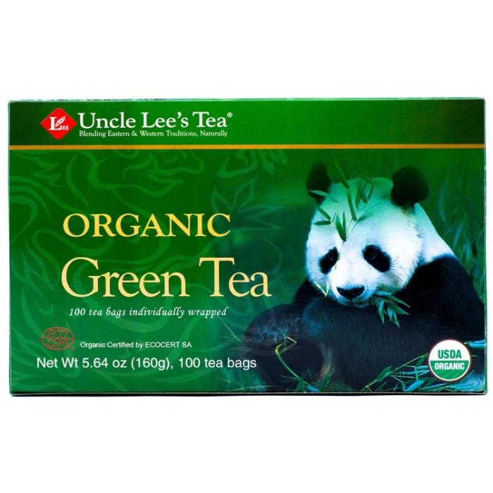 Uncle Lee's Tea Legends Of China - Green Tea Jasmine 100 Tea Bags Individually Wrapped, 160g