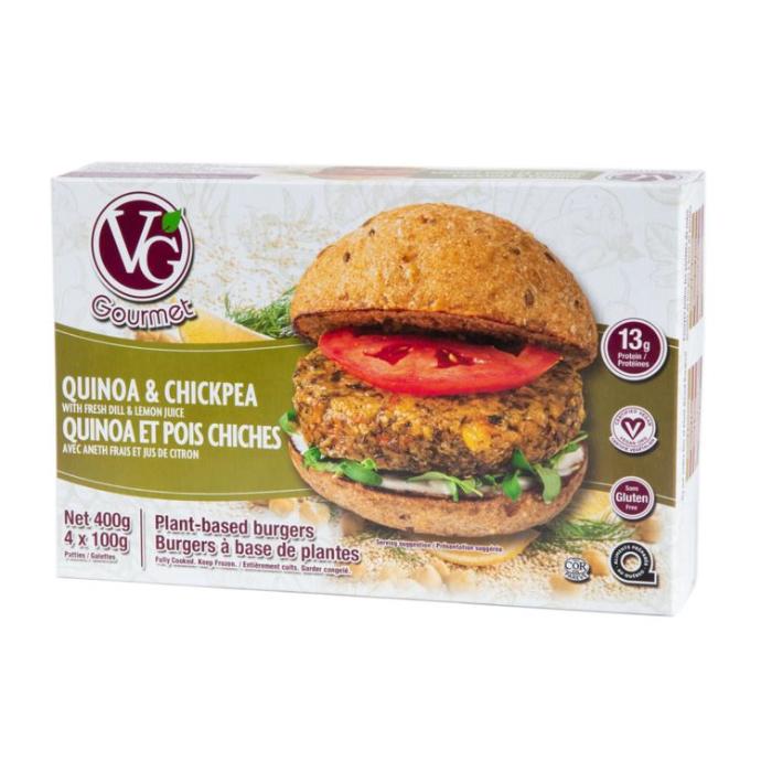 VG Gourmet - Vegan BurgersQuinoa Chickpea, 400g