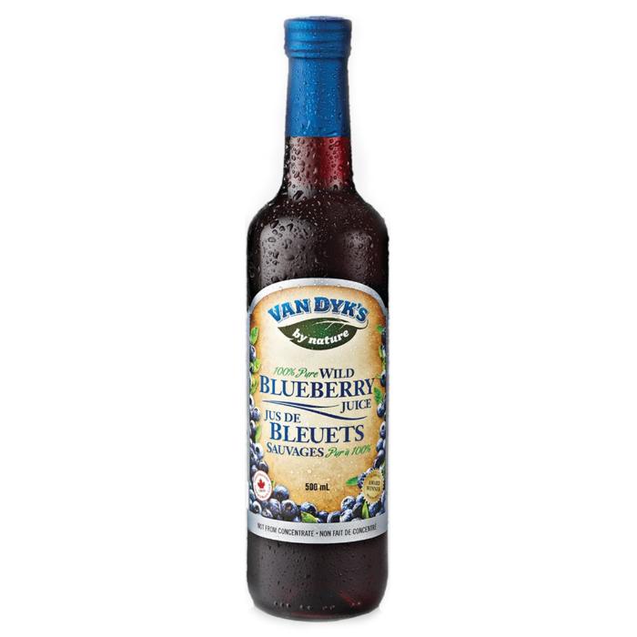 Van Dyk's By Nature - Wild Blueberry Juice, 500ml