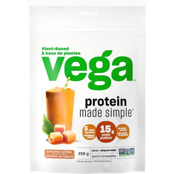 Vega - Protein Made Simple Caramel Toffee, 258g