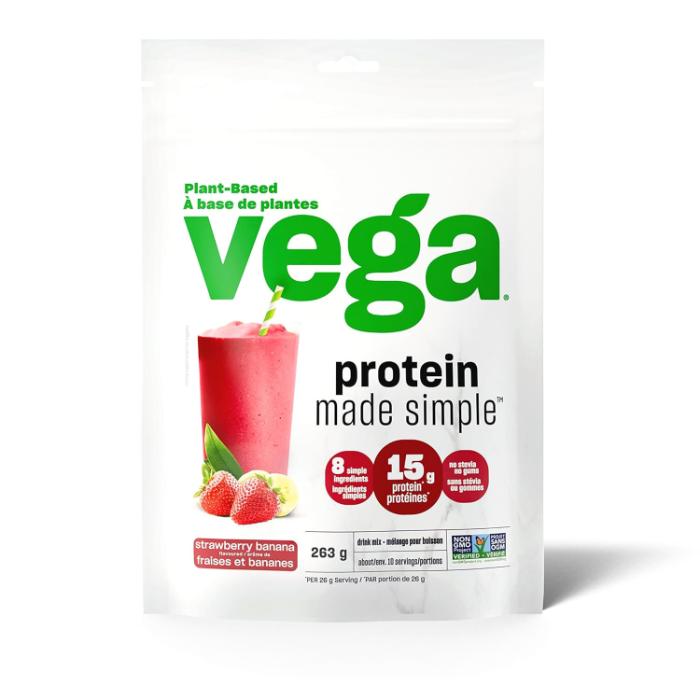 Vega - Protein Made Simple Strawberry Banana, 263g