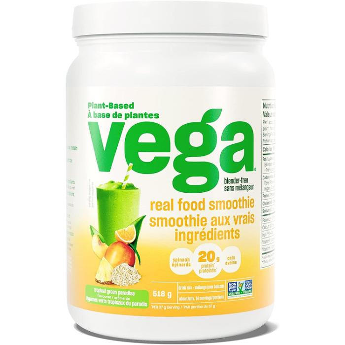Vega - Real Food Smoothie Tropical Green Paradise, 518g
