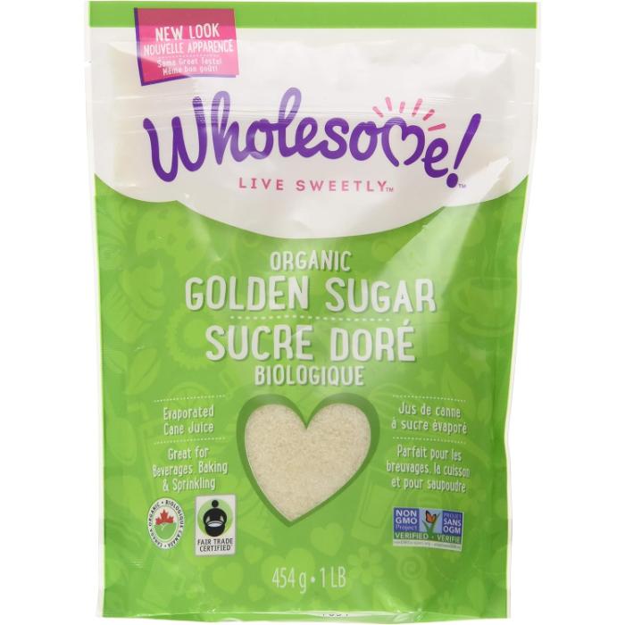 Wholesome Organic - Golden Sugar, 454g