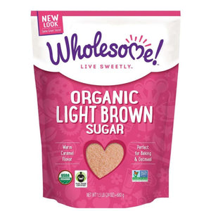 Wholesome Organic - Light Brown Sugar, 680g