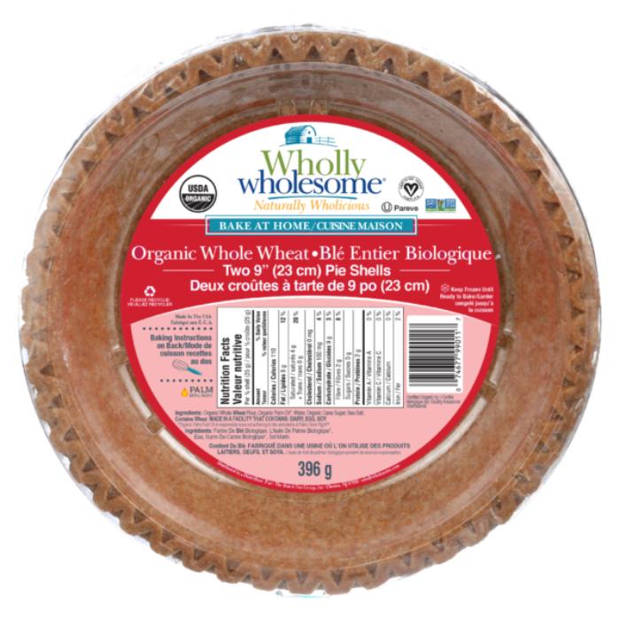 Wholly Wholesome - Bake At Home Two 9 Pie Shells Organic Traditional, 396g