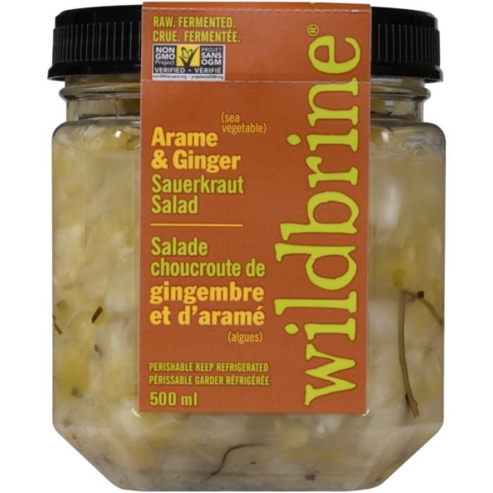 Wildbrine - Arame (Sea Vegetable) & Ginger Sauerkraut Salad, 500ml