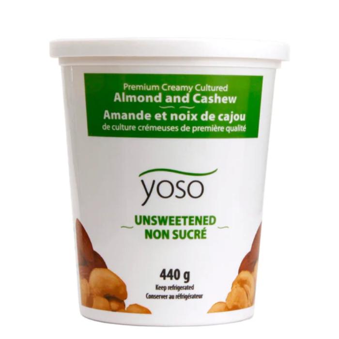 Yoso - Premium Creamy Cultured Almond And Cashew Unsweetened, 440g